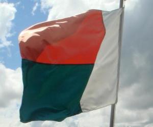 Puzzle Σημαία της Μαδαγασκάρης
